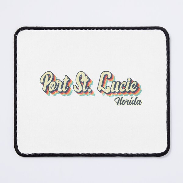 Item preview, Port St. Lucie city Florida Retro Vintage 70s rainbow designed and sold by Teelogic.