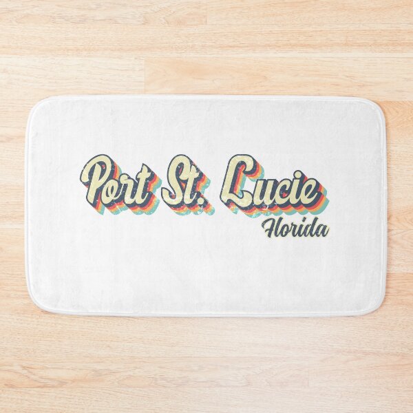 Item preview, Port St. Lucie city Florida Retro Vintage 70s rainbow designed and sold by Teelogic.