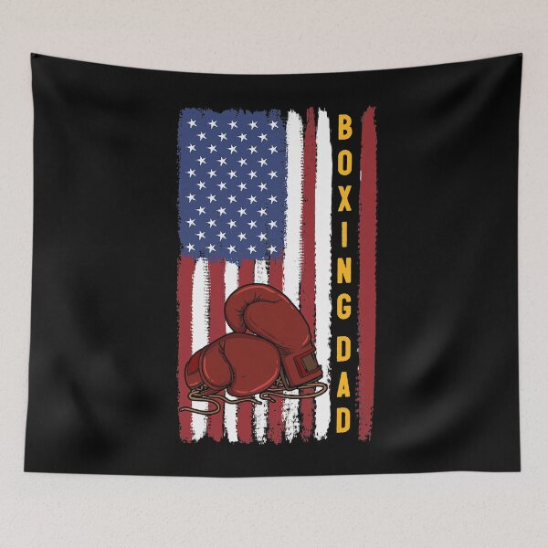 Item preview, Boxing Dad Boxer USA American Flag designed and sold by WilliamQuinnell.