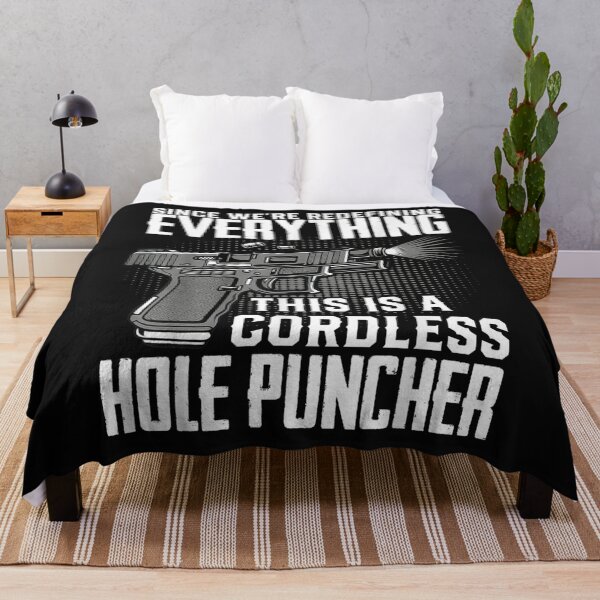 Item preview, We're Redefining Everything This Is A Cordless Hole Puncher T-Shirt designed and sold by Tourane-Navy.