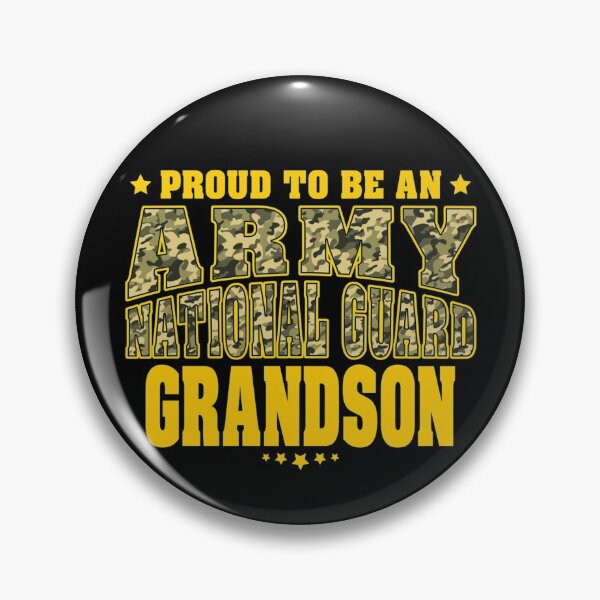 Item preview, Proud To Be An Army National Guard Grandson Military Camo Pullover Hoodie designed and sold by CadellShop.