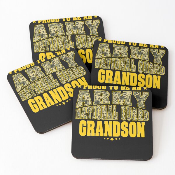 Item preview, Proud To Be An Army National Guard Grandson Military Camo Pullover Hoodie designed and sold by CadellShop.