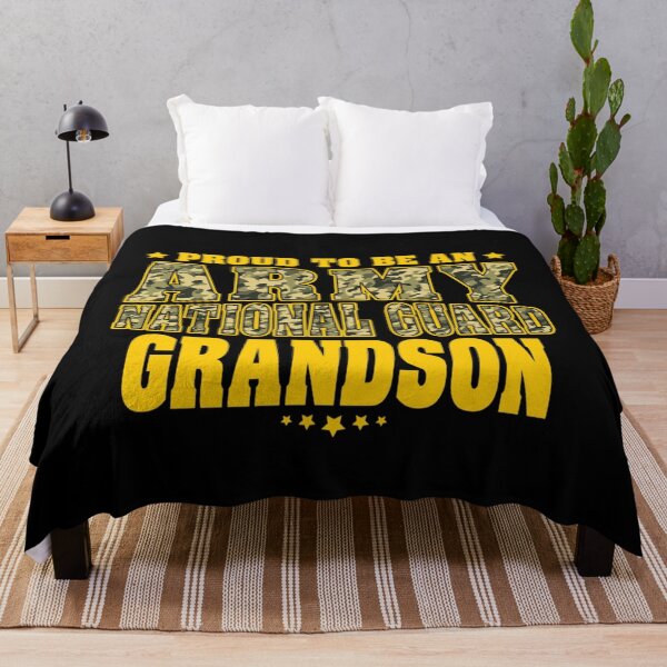 Item preview, Proud To Be An Army National Guard Grandson Military Camo Pullover Hoodie designed and sold by CadellShop.