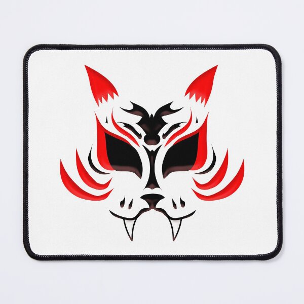 Item preview, Kitsune Face - Red designed and sold by Art By The Coco.
