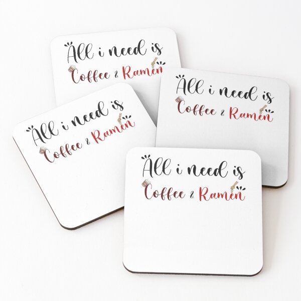 Item preview, All i need is coffee and ramen - coffee and korean designed and sold by Zubiaxoo.