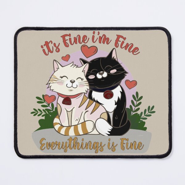 Item preview, it's fine i'm fine everything's fine designed and sold by Hero Prod.