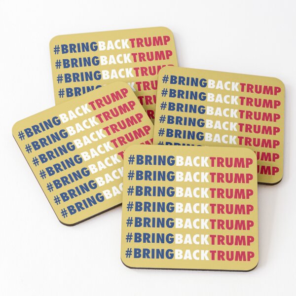 Item preview, Bring back Trump | #bringbacktrump  designed and sold by Giovanni's  Brown Quotes.