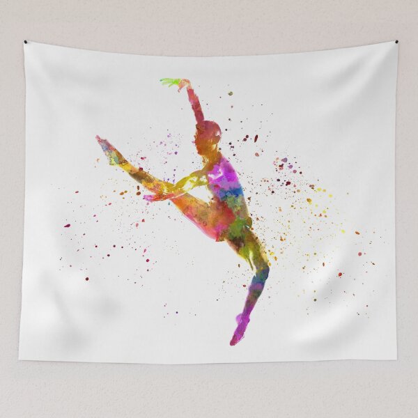 Item preview, Contemporary male dance in watercolor  designed and sold by paulrommer.