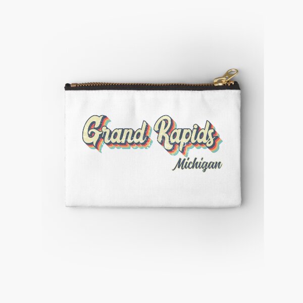 Item preview, Grand Rapids city Michigan Retro Vintage 70s rainbow designed and sold by Teelogic.