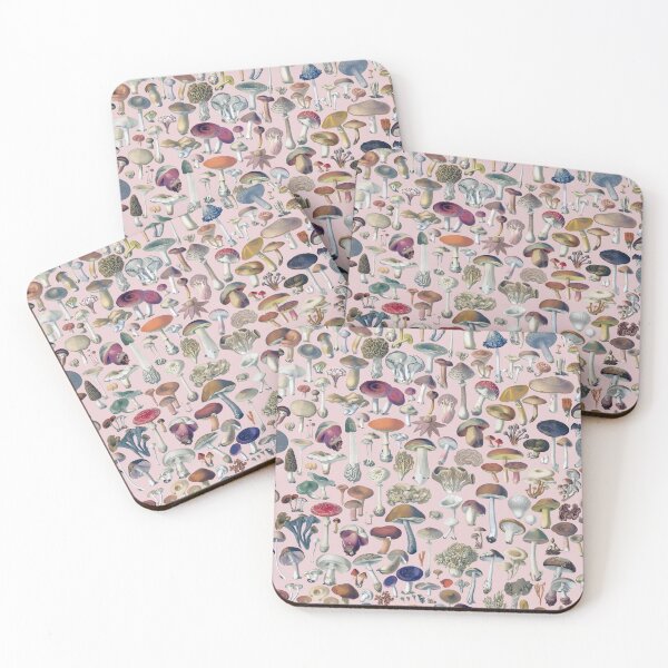Item preview, Vintage mushrooms pattern designed and sold by martstudio.