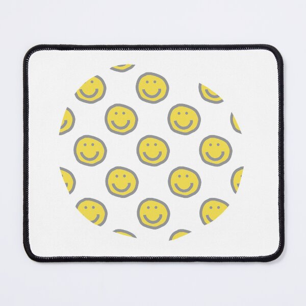Item preview, Round of Happy Smiley Faces in Illuminating Yellow designed and sold by ellenhenry.