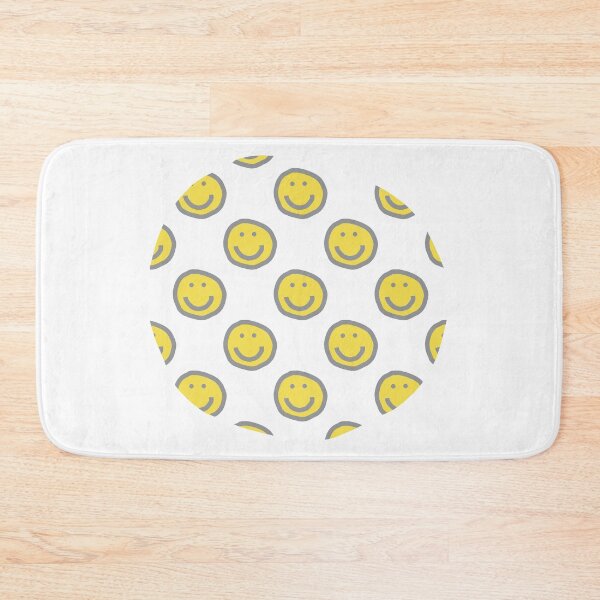 Item preview, Round of Happy Smiley Faces in Illuminating Yellow designed and sold by ellenhenry.