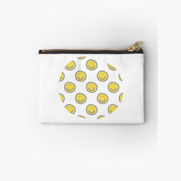 Item preview, Round of Happy Smiley Faces in Illuminating Yellow designed and sold by ellenhenry.