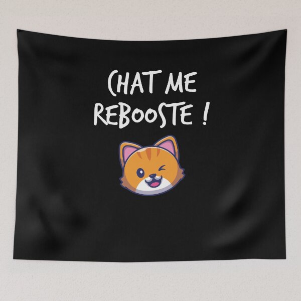 Item preview, Humor Chat Me Rebooste! Kawaii cat designed and sold by Catcrea.