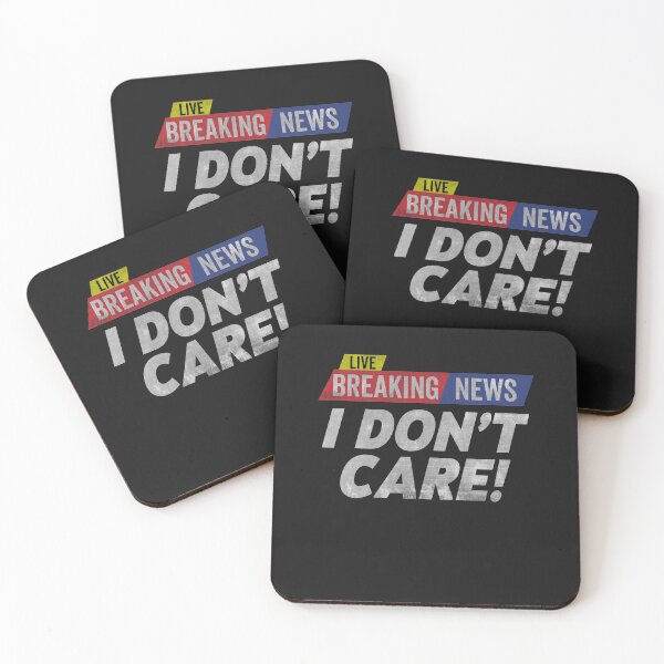 Item preview, Retro Vintage Breaking News I Don’t Care designed and sold by clothesy7.
