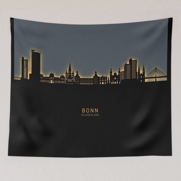 Item preview, Bonn Germany Skyline designed and sold by ArtPrints.