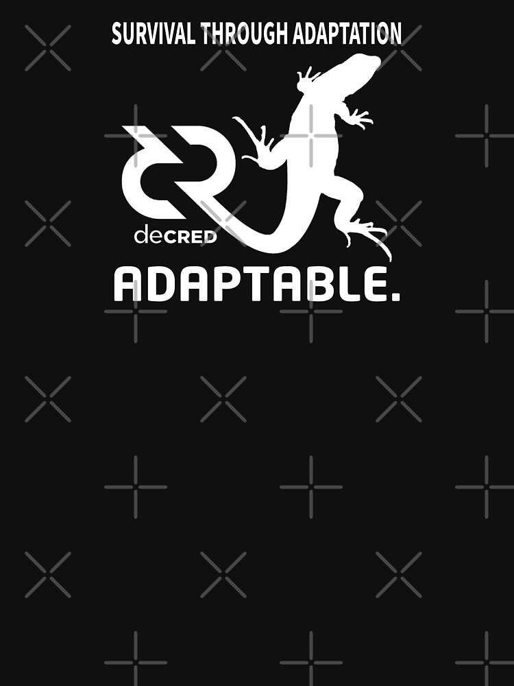 Thumbnail 7 of 7, Classic T-Shirt, Decred Adaptable © v1 (Design timestamped by https://timestamp.decred.org/) designed and sold by OfficialCryptos.