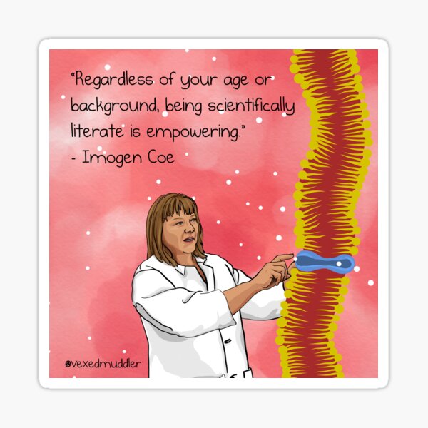 #SciComm100: Imogen Coe Sticker