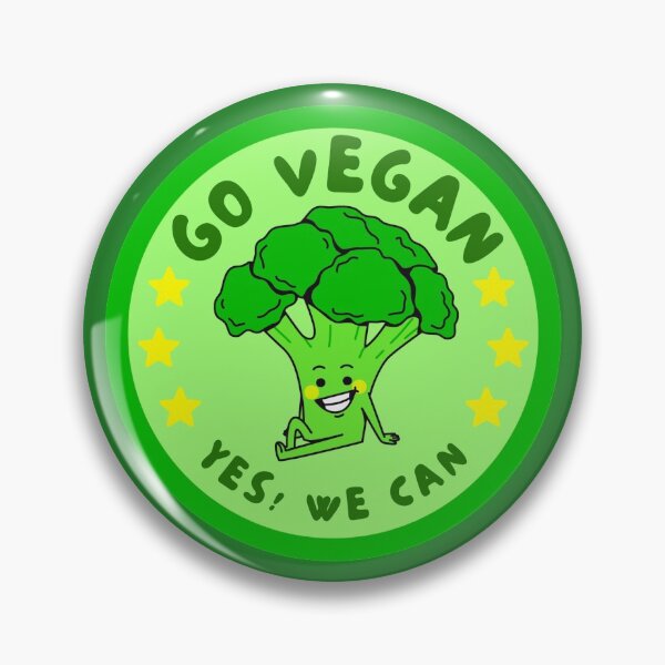Item preview, Go vegan yes we can Broccoli designed and sold by Mixture-DESIGN.