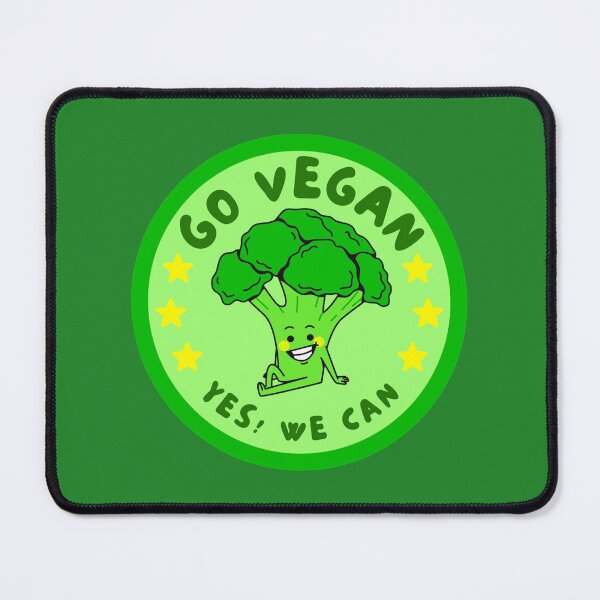 Item preview, Go vegan yes we can Broccoli designed and sold by Mixture-DESIGN.