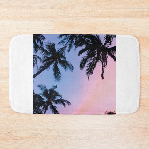 Item preview, Colorful Pink Blue Sky with Palm Trees designed and sold by AidenChen.