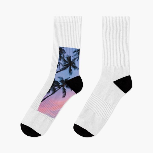 Item preview, Colorful Pink Blue Sky with Palm Trees designed and sold by AidenChen.