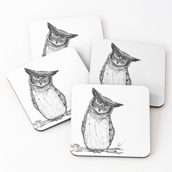 Item preview, Owl in Ink designed and sold by StudioHjo.