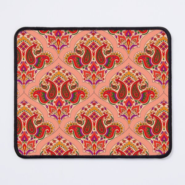 Item preview, Seamless Paisley Pattern - Peachy Pink designed and sold by SemDesigns1.