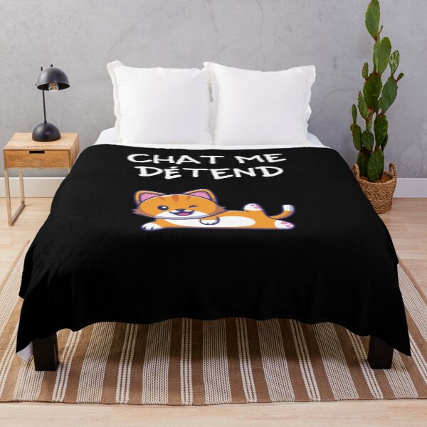 Aperçu de l'œuvre Humour Chat Me Détend ! Chat Kawaii créée et vendue par Catcrea.