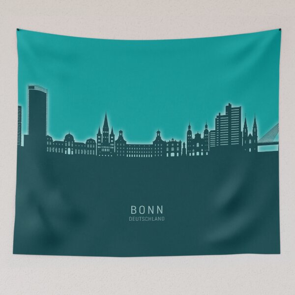 Item preview, Bonn Germany Skyline designed and sold by ArtPrints.