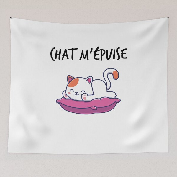 Item preview, Funny Cat Exhaust Me Kawaii Cat designed and sold by Catcrea.
