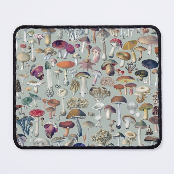 Item preview, Vintage mushrooms pattern - dusty green designed and sold by martstudio.