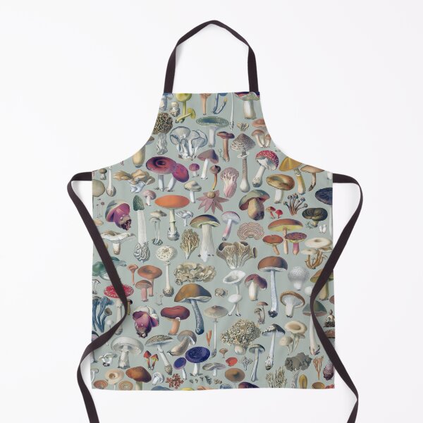 Item preview, Vintage mushrooms pattern - dusty green designed and sold by martstudio.