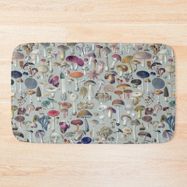 Item preview, Vintage mushrooms pattern - dusty green designed and sold by martstudio.