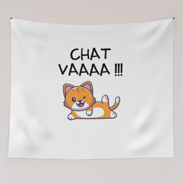 Item preview, Humor Cat Vaaa Cat kawaii designed and sold by Catcrea.