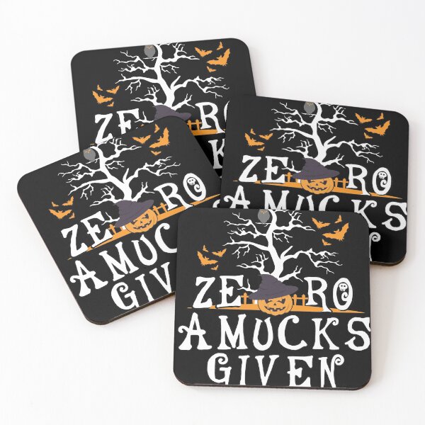 Item preview, Zero Amucks Given, Funny Amuck With Bat, pumpkin Halloween Witch designed and sold by Abdoumh.