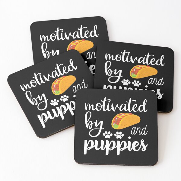 Item preview, Motivated By Tacos And Puppies designed and sold by ZiesMerch.