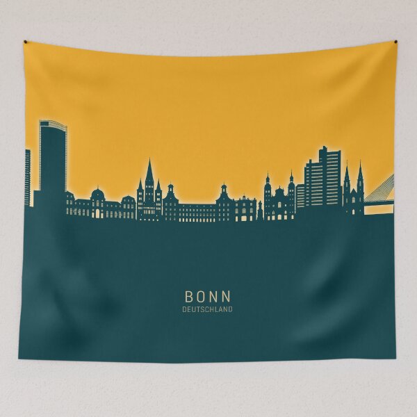 Item preview, Bonn Germany Skyline designed and sold by ArtPrints.