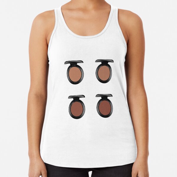Mono eyeshadow Racerback Tank Top