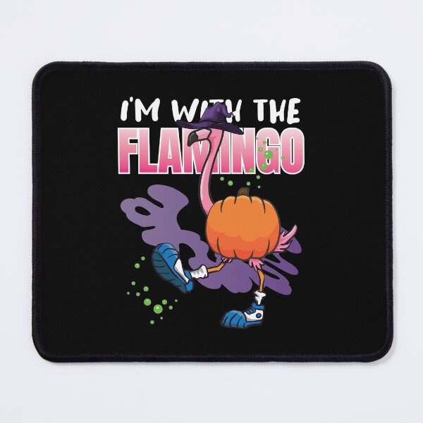 Item preview, I'm With The Flamingo | Funny Halloween Pumpkin Costume designed and sold by GravitiTees.