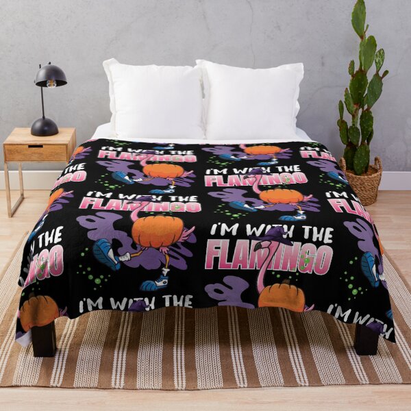 Item preview, I'm With The Flamingo | Funny Halloween Pumpkin Costume designed and sold by GravitiTees.