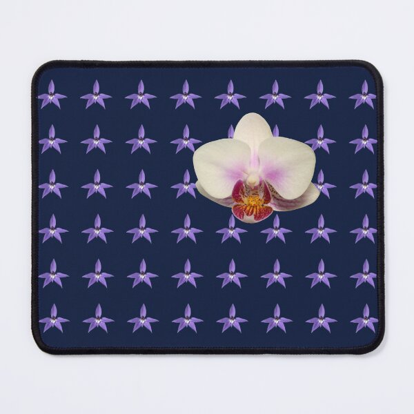 Item preview, Moth Orchid on orchid pattern designed and sold by quentinjlang.