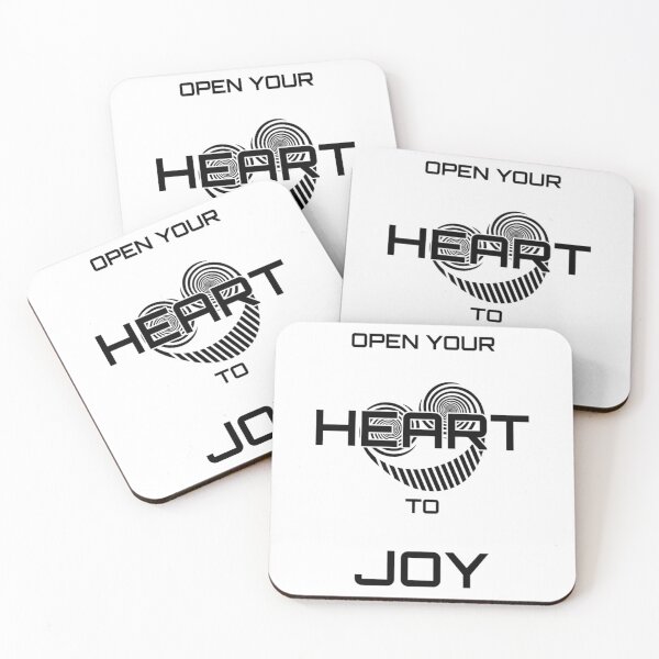 Item preview, Open Your Heart to Joy (Black text) designed and sold by WinstoPerrin.