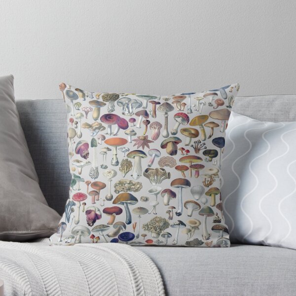 Item preview, Vintage mushrooms pattern - gray designed and sold by martstudio.