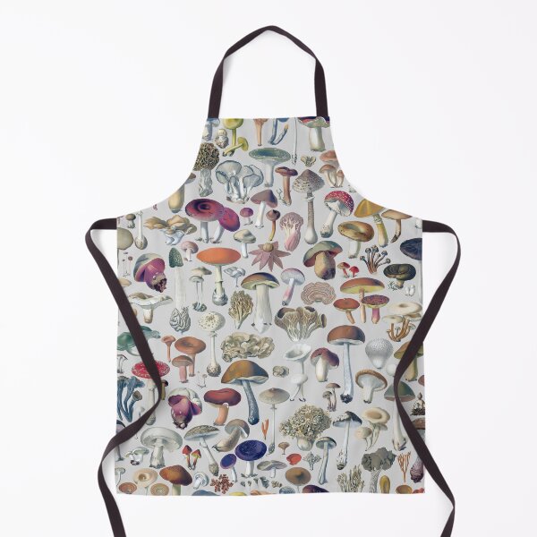 Item preview, Vintage mushrooms pattern - gray designed and sold by martstudio.