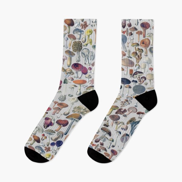 Item preview, Vintage mushrooms pattern - gray designed and sold by martstudio.