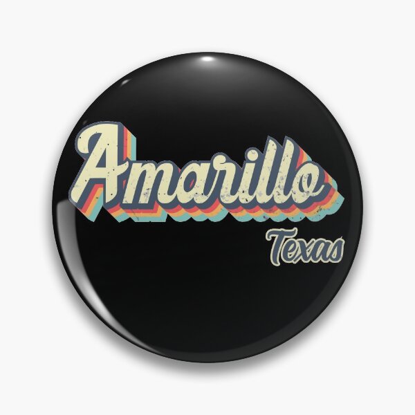 Item preview, Amarillo city Texas Retro Vintage 70s rainbow designed and sold by Teelogic.