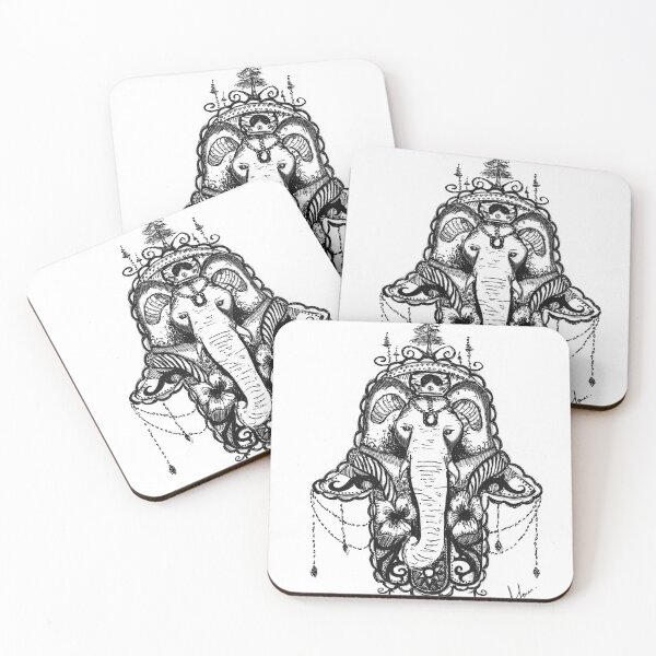 Item preview, Hamsa in Ink designed and sold by StudioHjo.