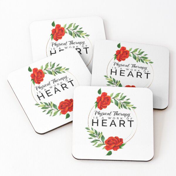 Item preview, Physical Therapy Work Heart ~ PT Rose Floral designed and sold by TeesYouWant.
