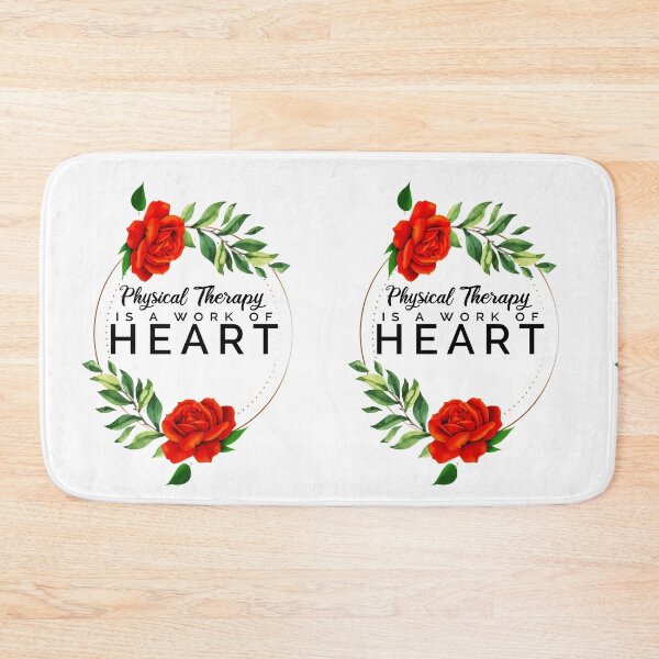 Item preview, Physical Therapy Work Heart ~ PT Rose Floral designed and sold by TeesYouWant.